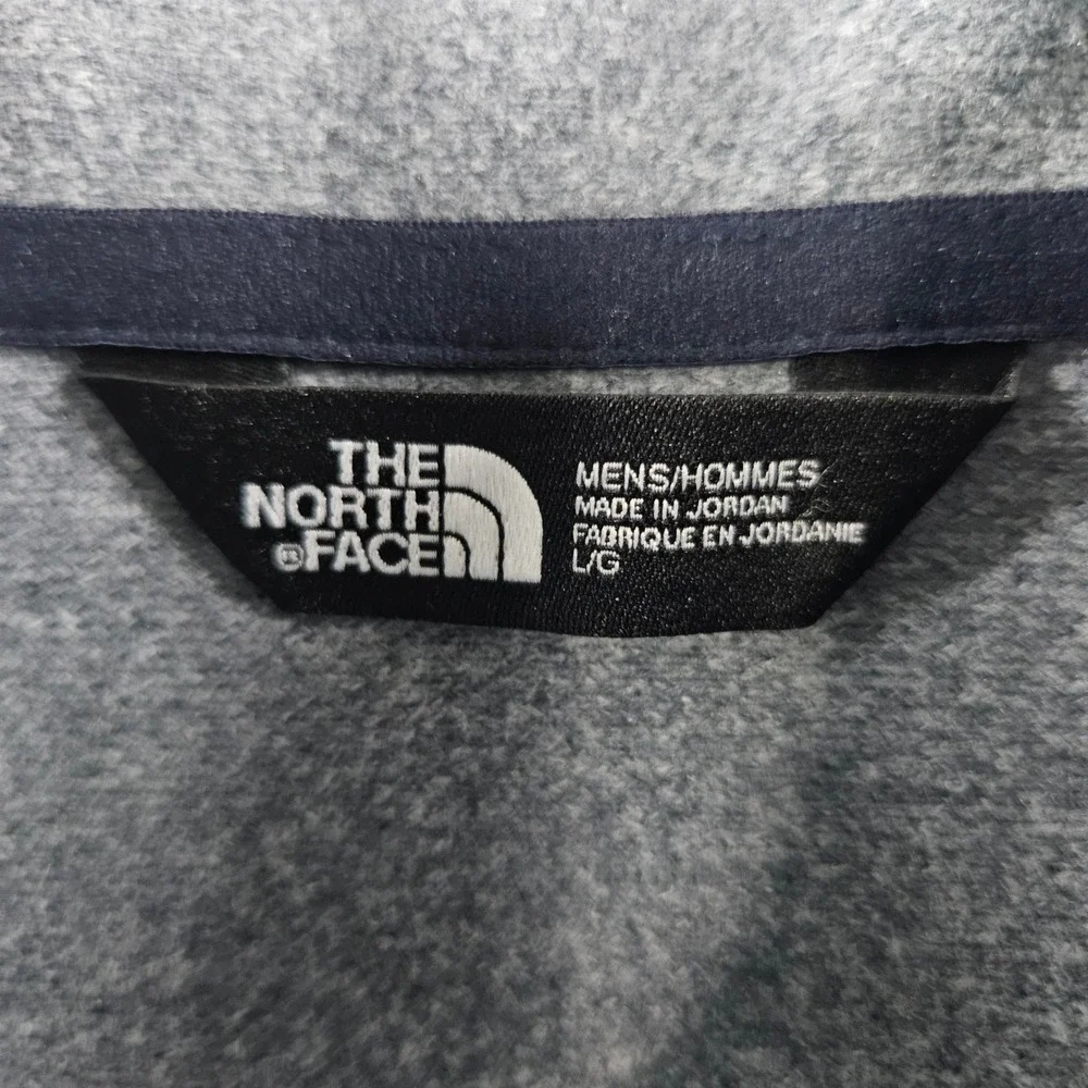 The North Face Mens Gray Legrand Quarter Zip Pullover Fleece Large L Activewear